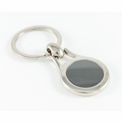 Keyring Blank Pear 23.5mm recess (bagged)